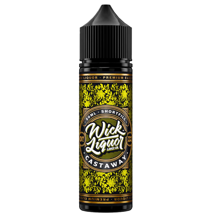 Wick Liquor - CASTAWAY - 50ml Shortfill - IFANCYONE WHOLESALE